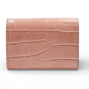Portafoglio Cheval Firenze Cosmo Mini Croc Rosa