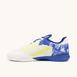 MUNICH RONDO 23 Zapatillas de Fútbol Sala Diseño Palmeras Azul y Flúor