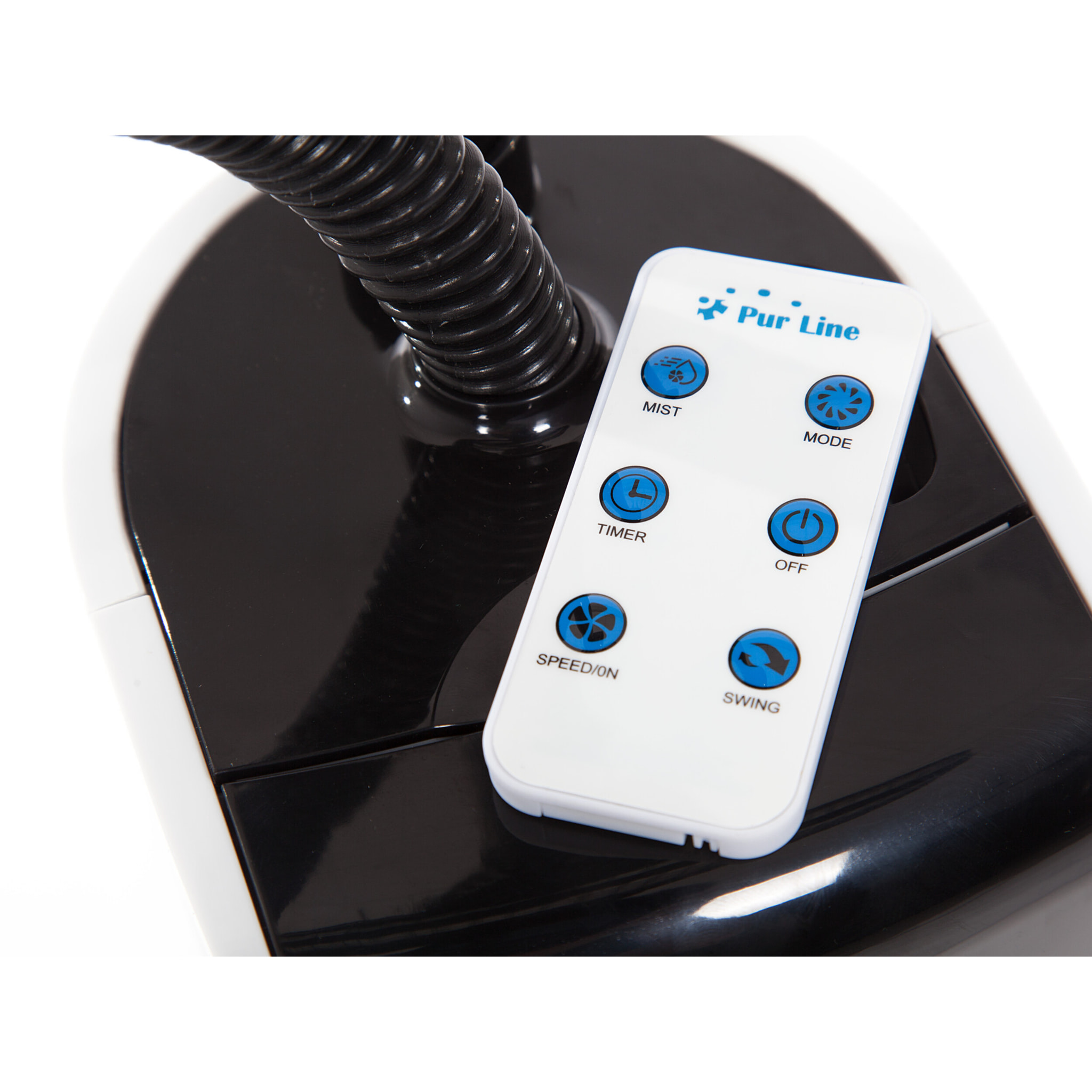 Ventilateur brumisateur à 3 vitesses avec télécommande