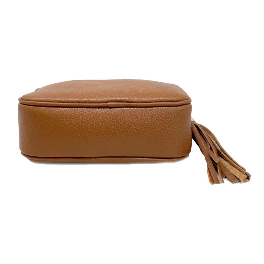 Chicca Borse Tracollina Clutch  Cuoio Scuro