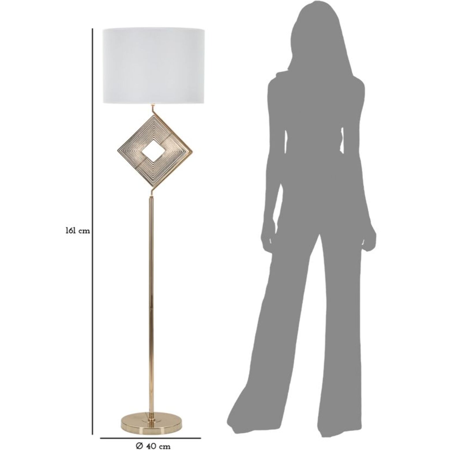 LAMPADA DA TERRA MOVE Ø CM 40X161