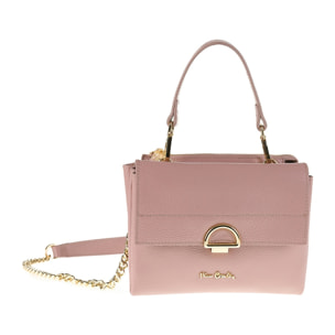 Borsa a spalla da donna Made in Italy - Modello Solara Lux - 100% pelle - 21.0 x 16.0 x 6.5 cm