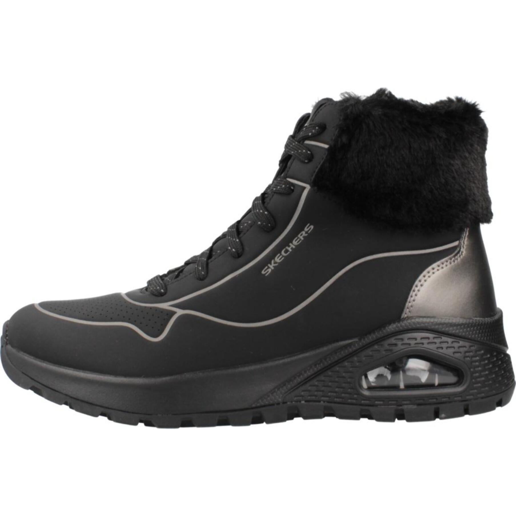 Sneakers De  Mujer Uno Rugged - Fall Sh Negro
