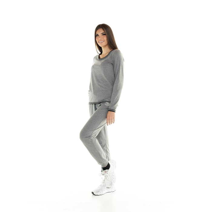 T-shirt Leone donna con maniche lunghe Leisure