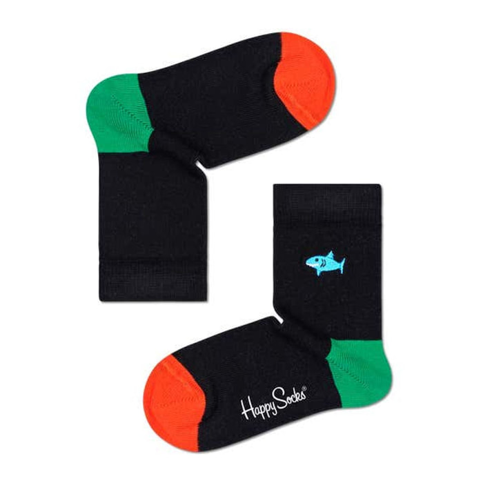 Calcetines kids shark embroidery