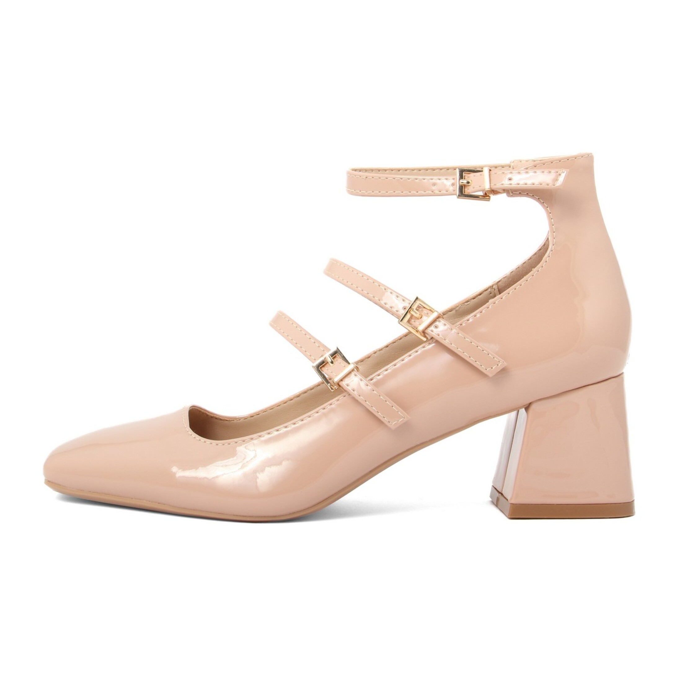 Décolleté Donna colore Beige-Altezza tacco:6cm