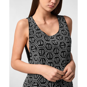 PHILIPP PLEIN Vestido largo MONOGRAM