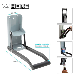 Well home prensa latas de metal con sujección de goma 31x10,5x8,8cm