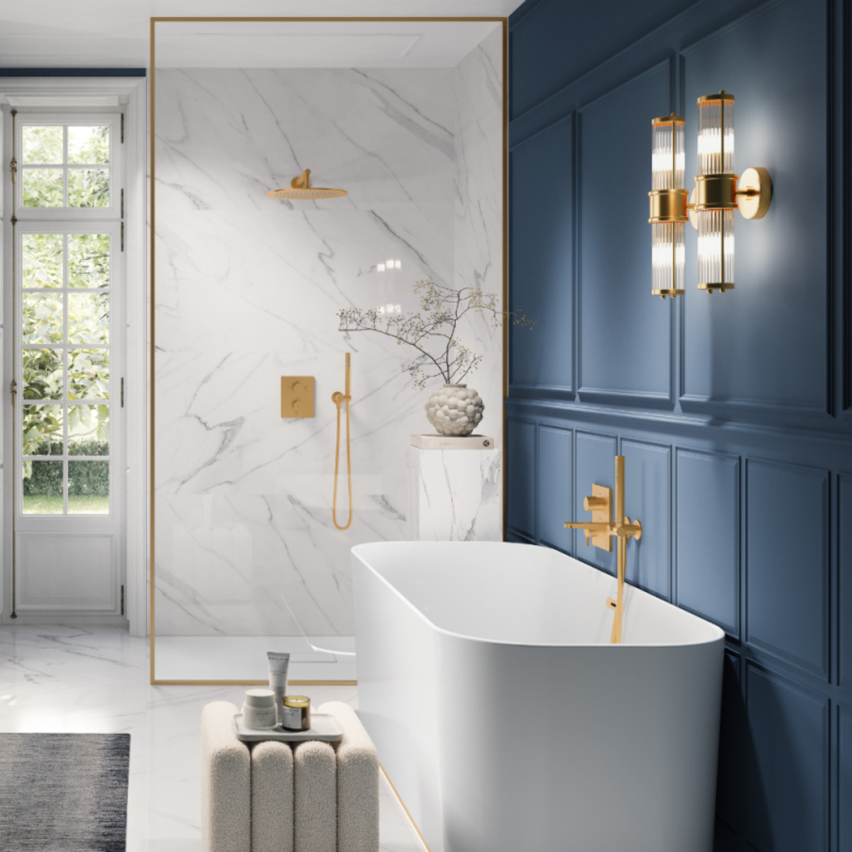 Douchette à main Verve Showers Stick Or brossé