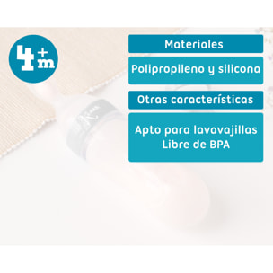 CUCHARA DISPENSADORA DE PAPILLA ALIMENTADORA PARA BEBÉ GRIS