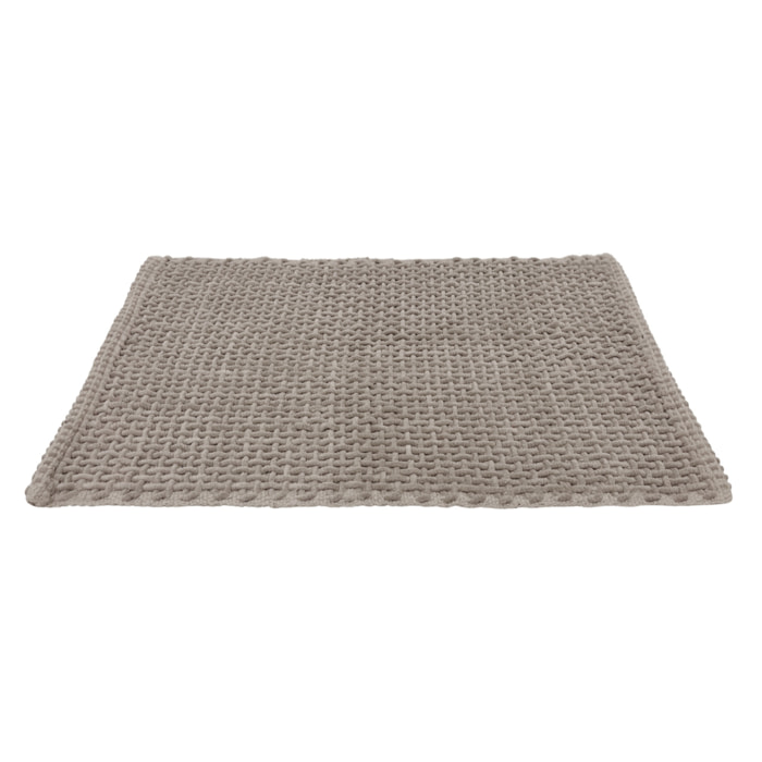 Tappeto Bagno Doccia Antiscivolo Super Assorbente Modello Osaka Tortora