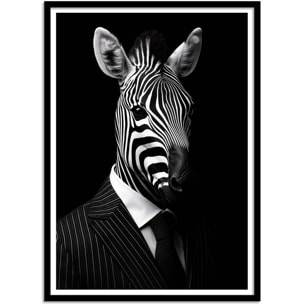 Affiche - Zebra Wild Suits - Philippe Hugonnard