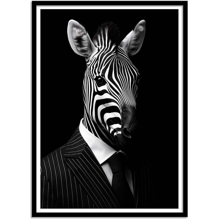 Affiche - Zebra Wild Suits - Philippe Hugonnard