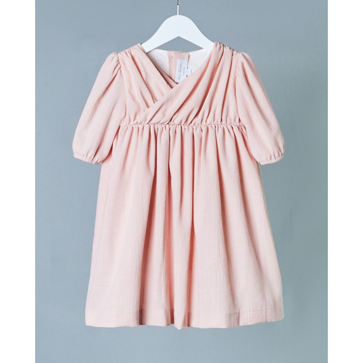 VESTIDO ALGODÓN CON PECHO FRUNCIDO