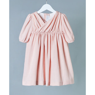 VESTIDO ALGODÓN CON PECHO FRUNCIDO