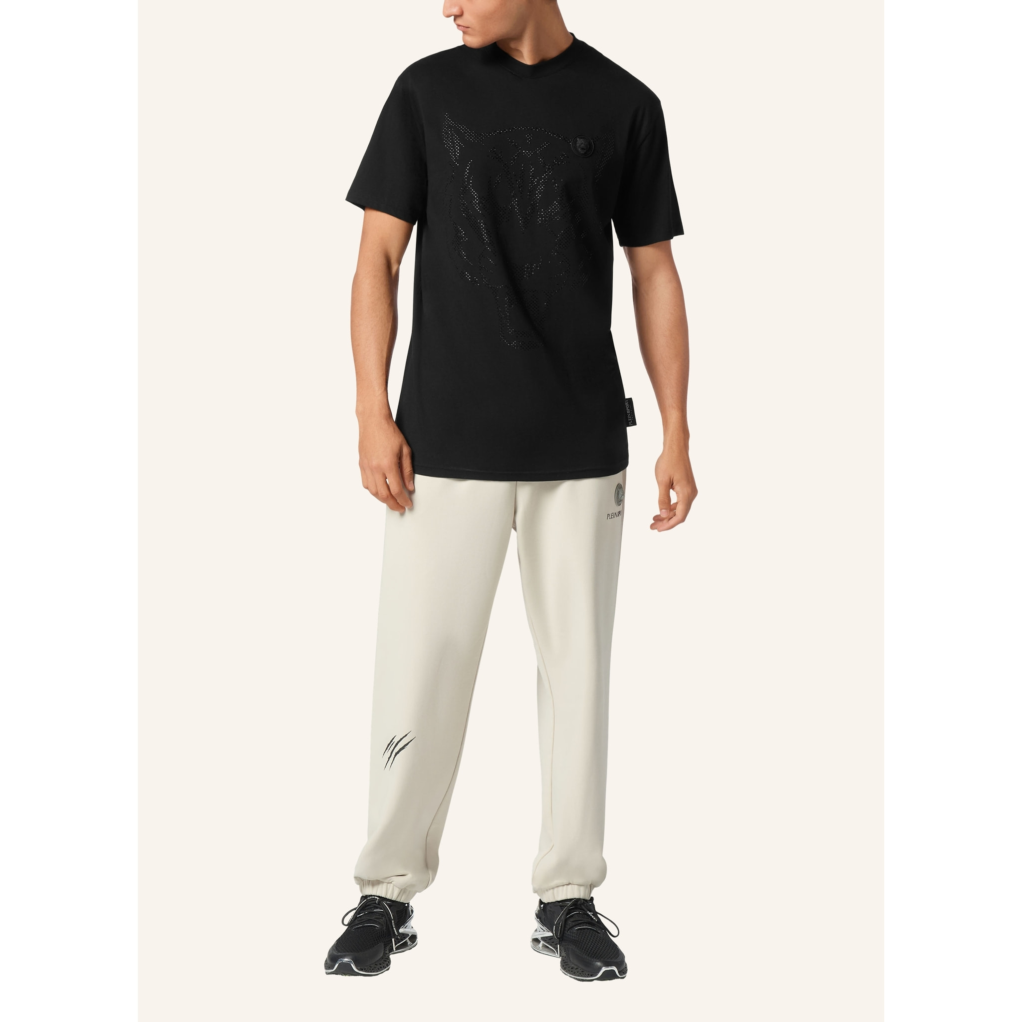 PLEIN SPORT Camiseta de cuello redondo TIGER