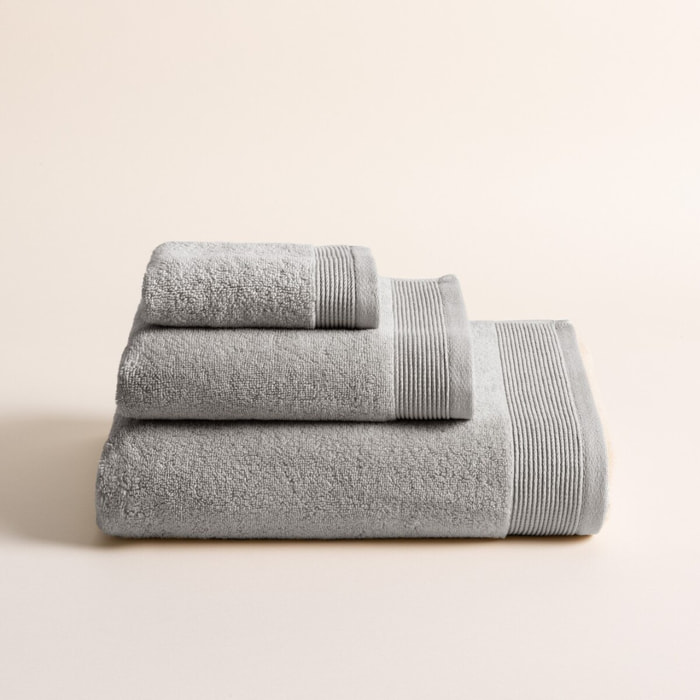 Lot de 3 serviettes Harmony Titanium - Zero Twist - 600 grammes