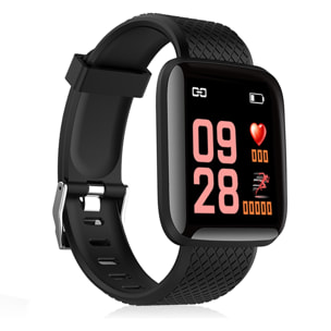 DAM .Brazalete inteligente ID116 Bluetooth 4.0 pantalla color, monitor cardiaco, pulso y modo multideporte