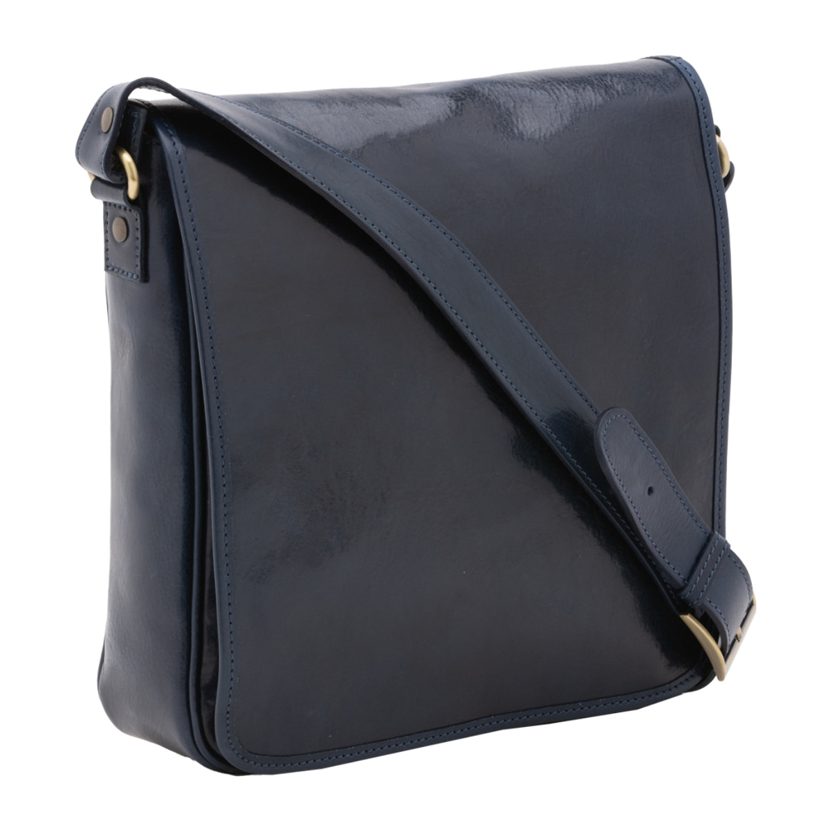 Borsa a tracolla  da uomo In Vera pelle Made in Italy 29x28x9 cm