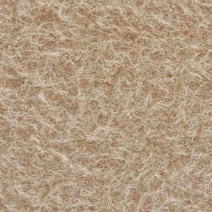 Chauffeuse tissu effet alpaca beige 1 place - L 81 x P 99 x H 75cm - Nova