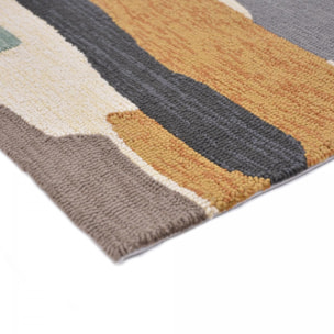 Tapis extérieur tissé kilim rectangle GENO