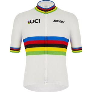 Uci World Champion - Maillot Eco - Blanc - Homme