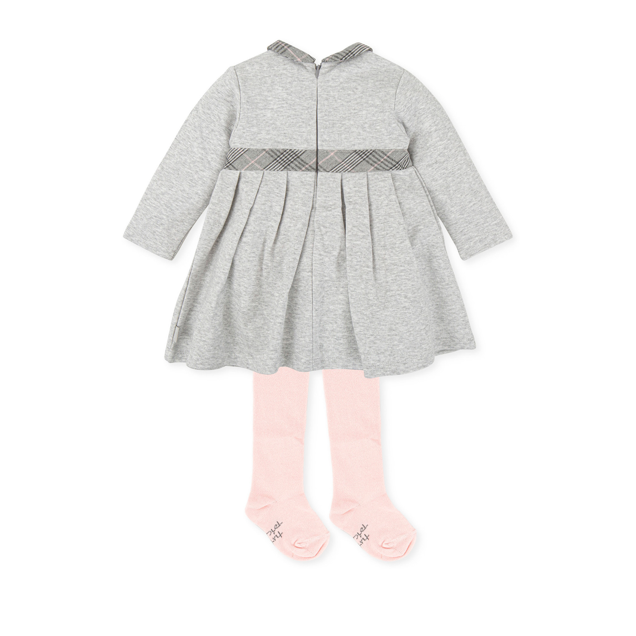 Vestido con leotardos - Gris