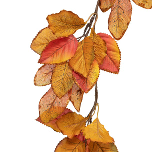 Guirlande feuilles automne 1,80 m plastique