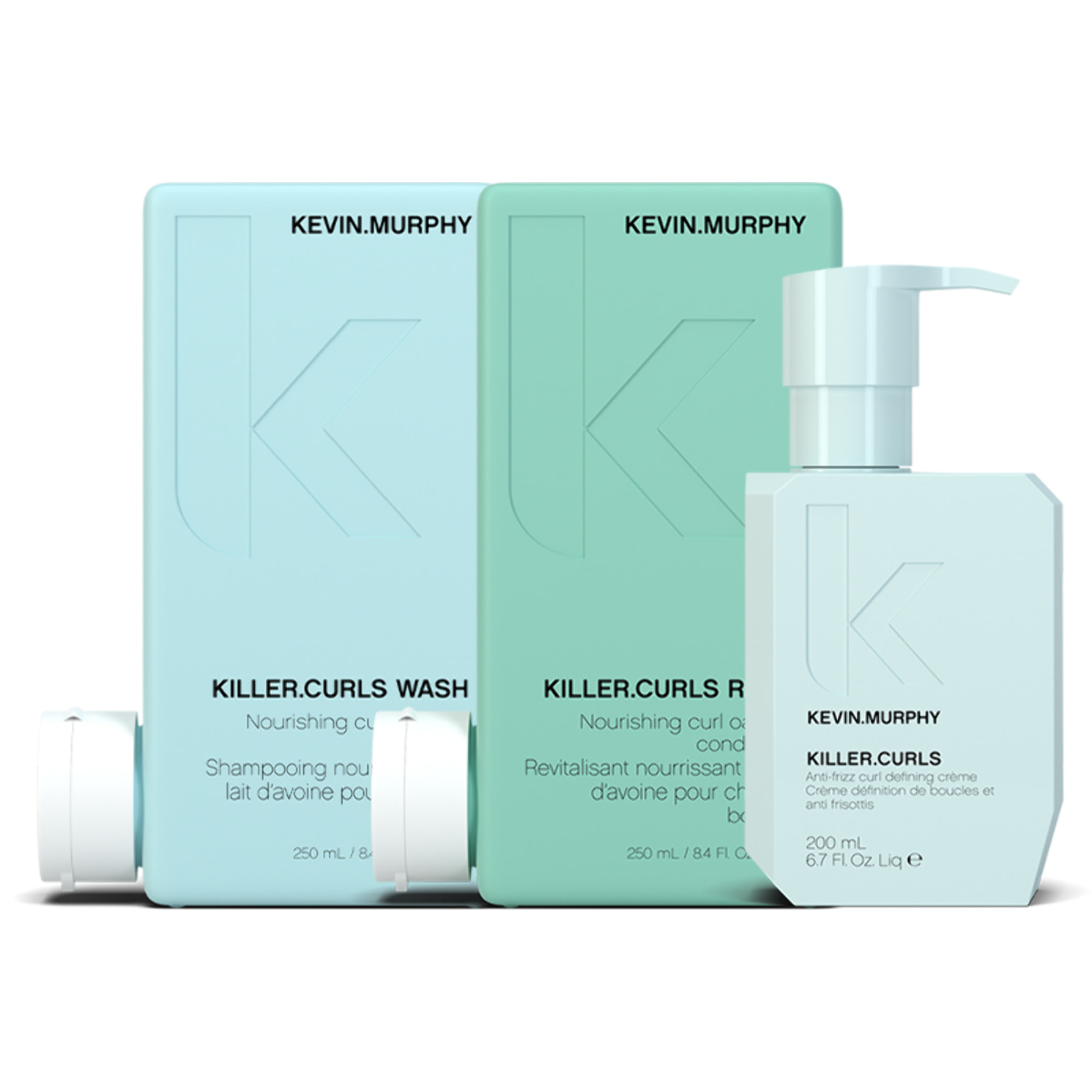 KEVIN MURPHY Kit Killer Curls Shampoo 250ml + Conditioner 250ml + Curls Defining Creme 200ml