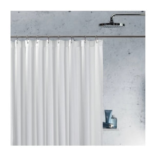 Barre tringle pour rideau de douche ou baignoire extensible à  fixer en Inox SLIM 125-220cm Chromé Spirella