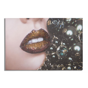 STAMPA SU TELA BEAUTIFUL LIPS CHARME1921 MULTICOLORE