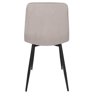 Chaise Mateo Taupe - Lot De 4