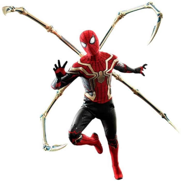 Spider-man: Far From Home Figura Spider-Man con Tuta Integrata 29 Cm Hot Toys