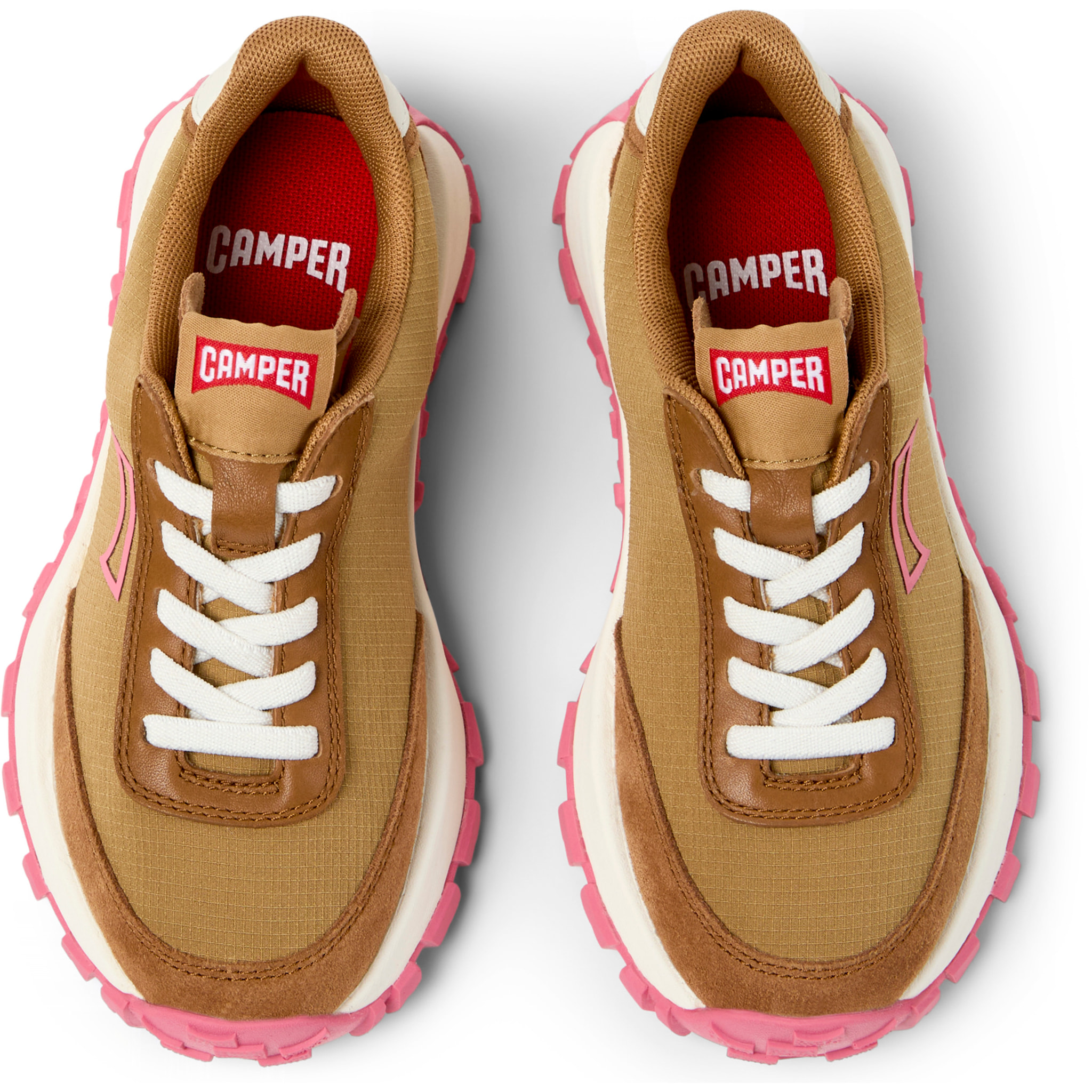 Sneakers - CAMPER Drift Trail Kids - Marrone - Tessuto tecnico