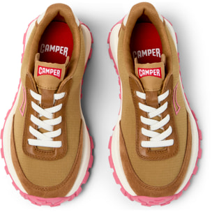 Sneakers - CAMPER Drift Trail Kids - Marrone - Tessuto tecnico