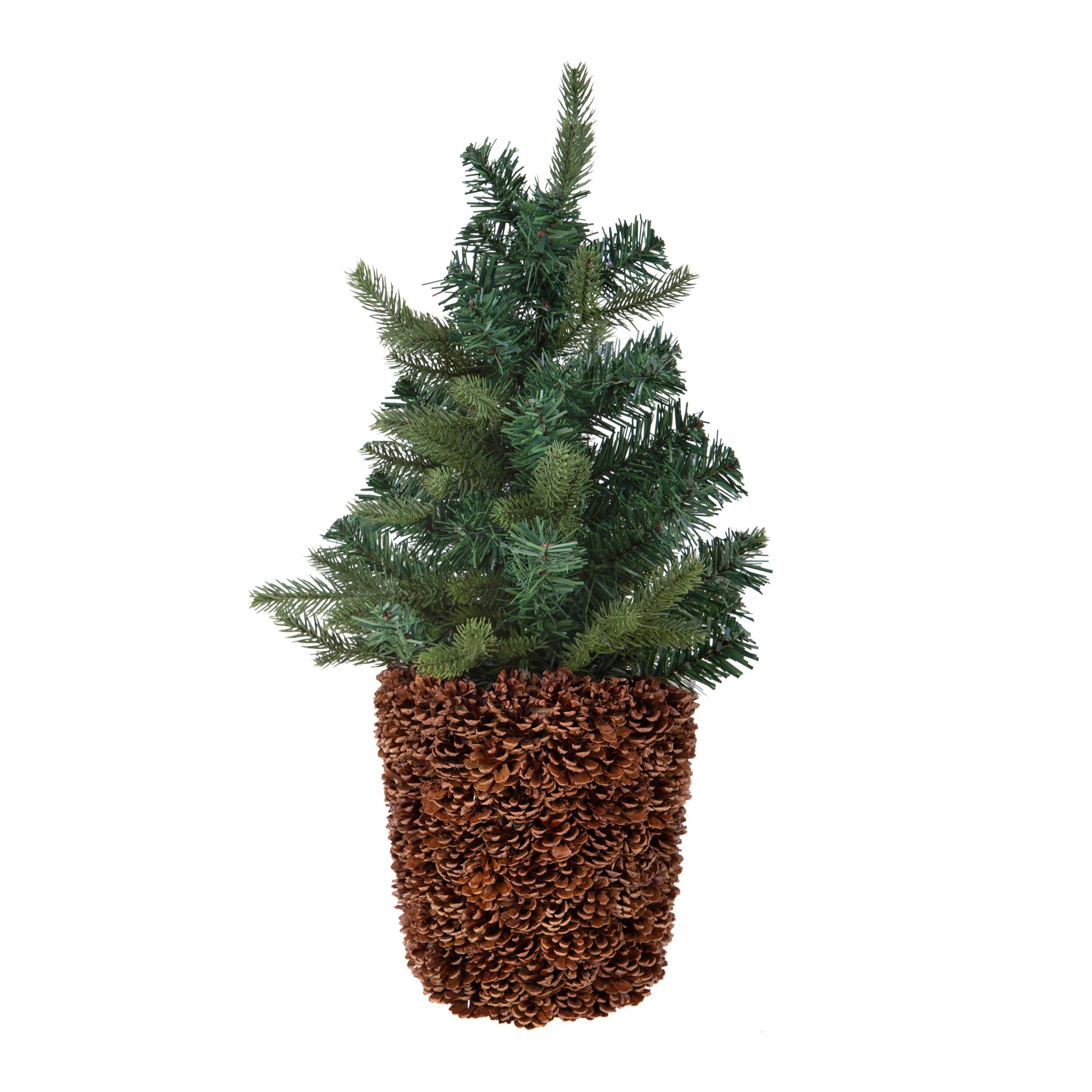 Cachepot con Pigne - Pezzi 1 - 27xH30x27cm - Bianchi Dino SpA