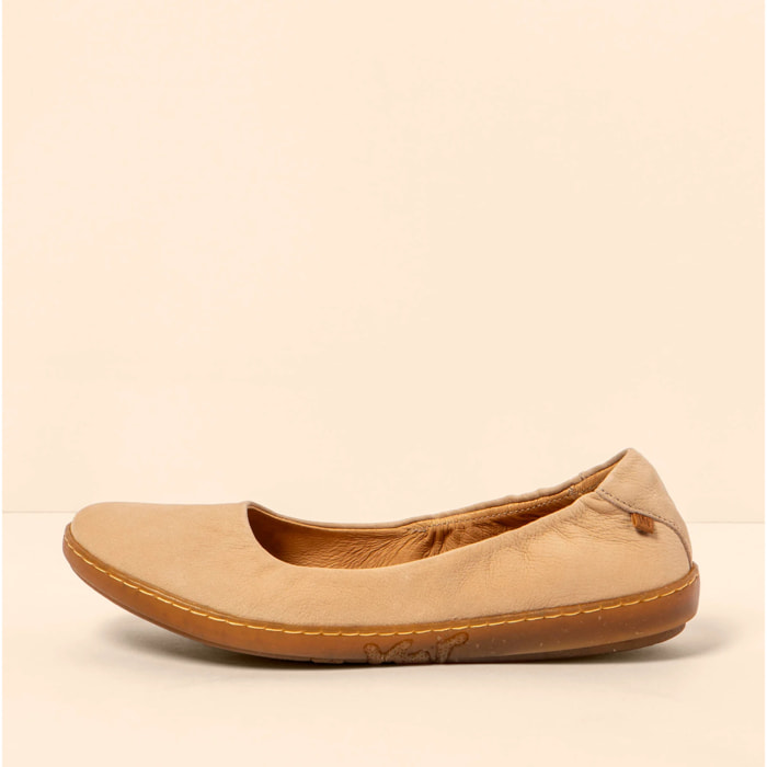 Bailarinas N5300 NOBUCK LAVADO CREAM/ CORAL color Cream