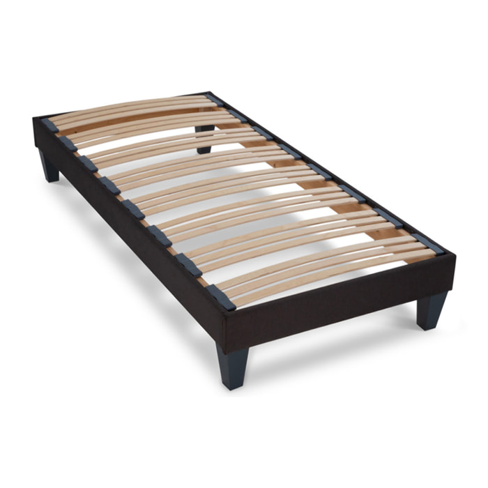 Ensemble Matelas Célestin & Sommier KIT15, 29 cm, Mémoire de Forme et Mousse Supersoft, Technologie tri-Lattes, Soutien Ferme