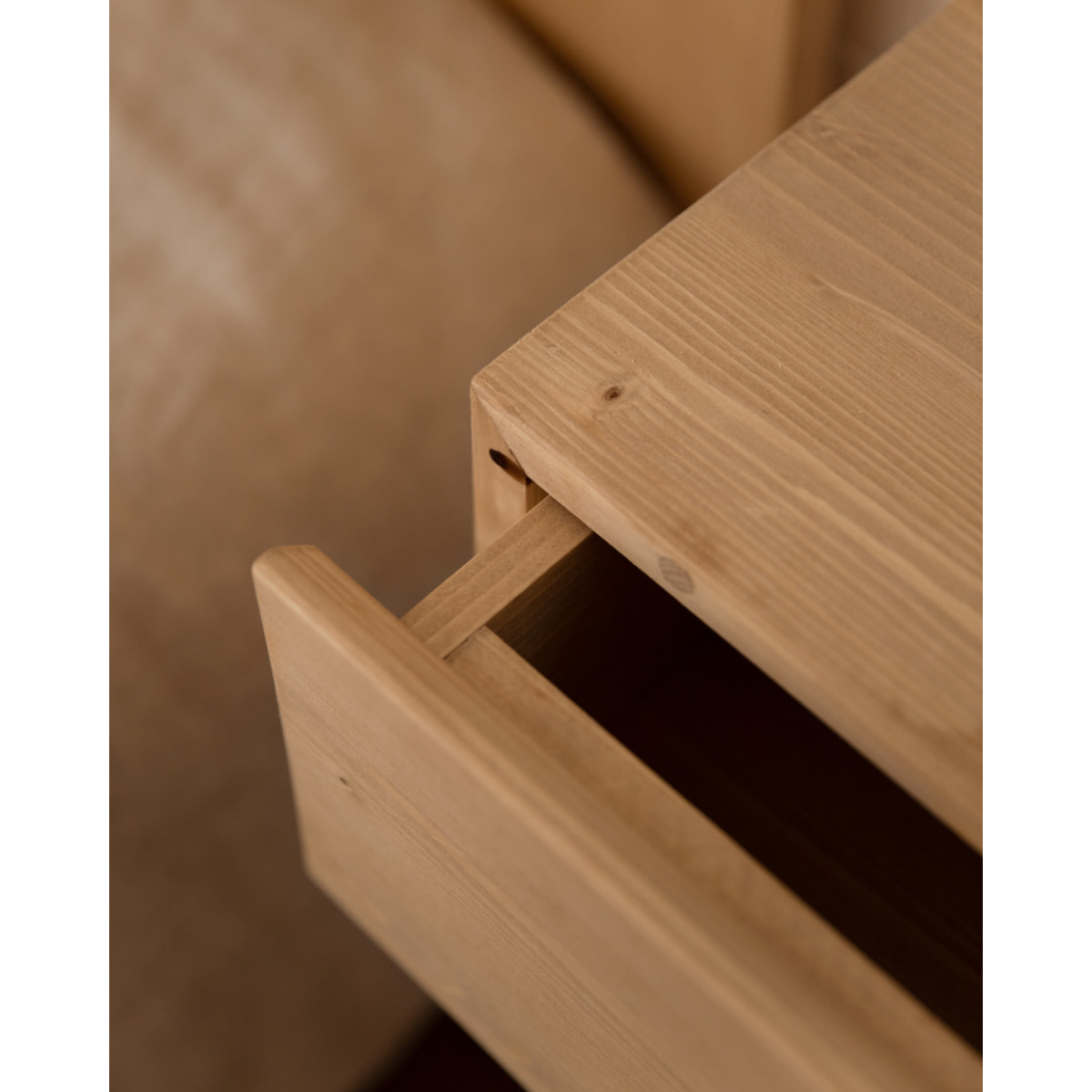 Pack de deux chevets flottants en bois massif chêne moyen 15x40cm Hauteur: 15 Longueur: 40 Largeur: 25.5