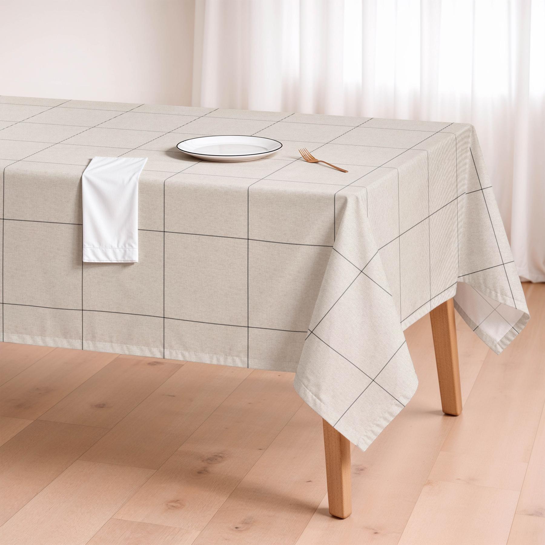 Mantel estampado antimanchas LAO NATURAL