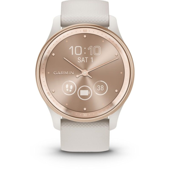 Montre santé GARMIN Vivomove Trend silicone blanc