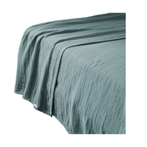 Drap plat en gaze de coton 240 x 300 cm - GAIA