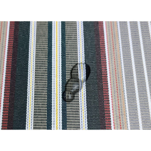 Tenda Da Sole Per Esterni Impermeabile Resistente Con Anelli Rigata Modello Costarica Vari Colori