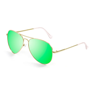 Gafas de sol PALO ALTO CHELSEA - Oro brillante / Revo verde