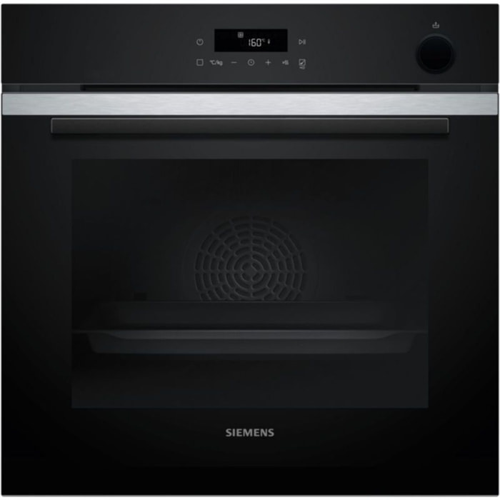 Four encastrable SIEMENS HR272GES3 - Pyrolyse - Chaleur pulsée - Ajout Vapeur - Porte froide - Rails télescopiques - iQ500