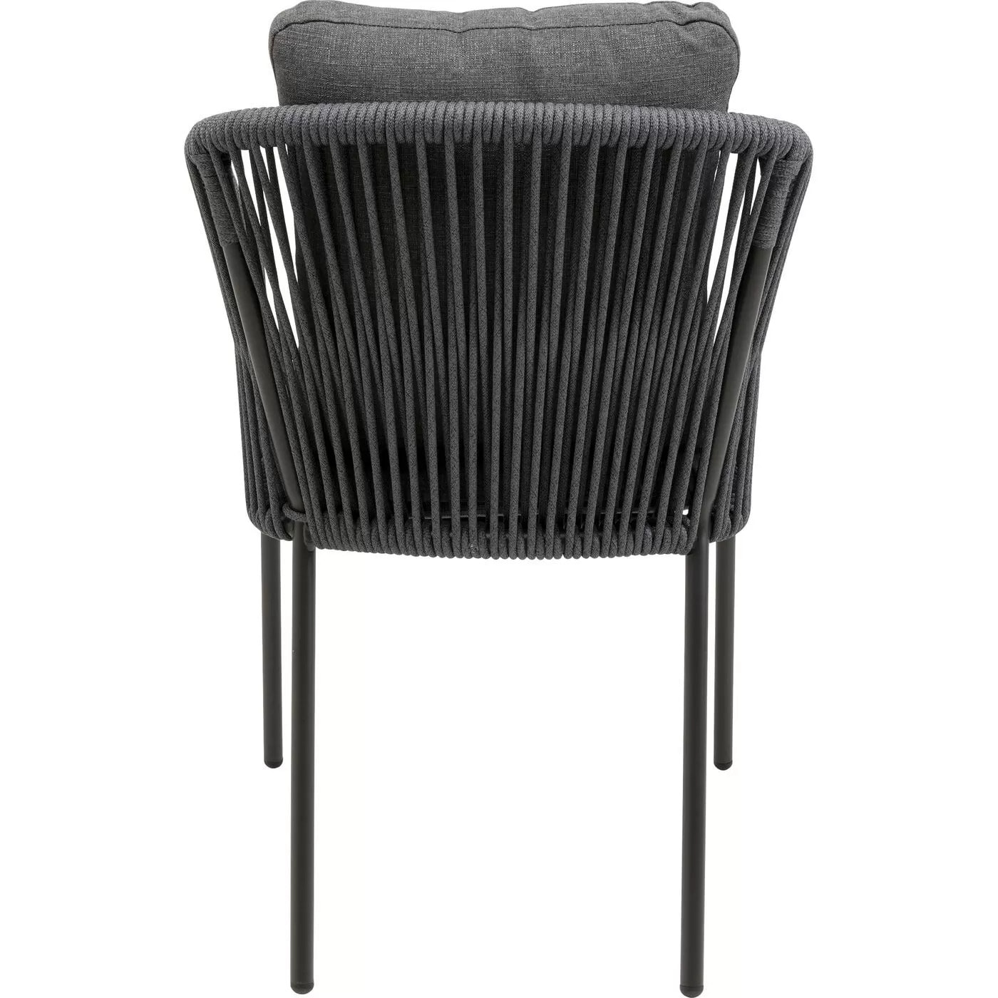 Chaise de jardin avec accoudoirs Cyprus grise Kare Design
