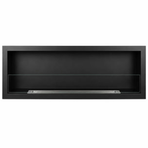 Furore 150 - Camino a Bioetanolo da Incasso 150x45x15 cm con Bruciatore 2lt in Acciaio
