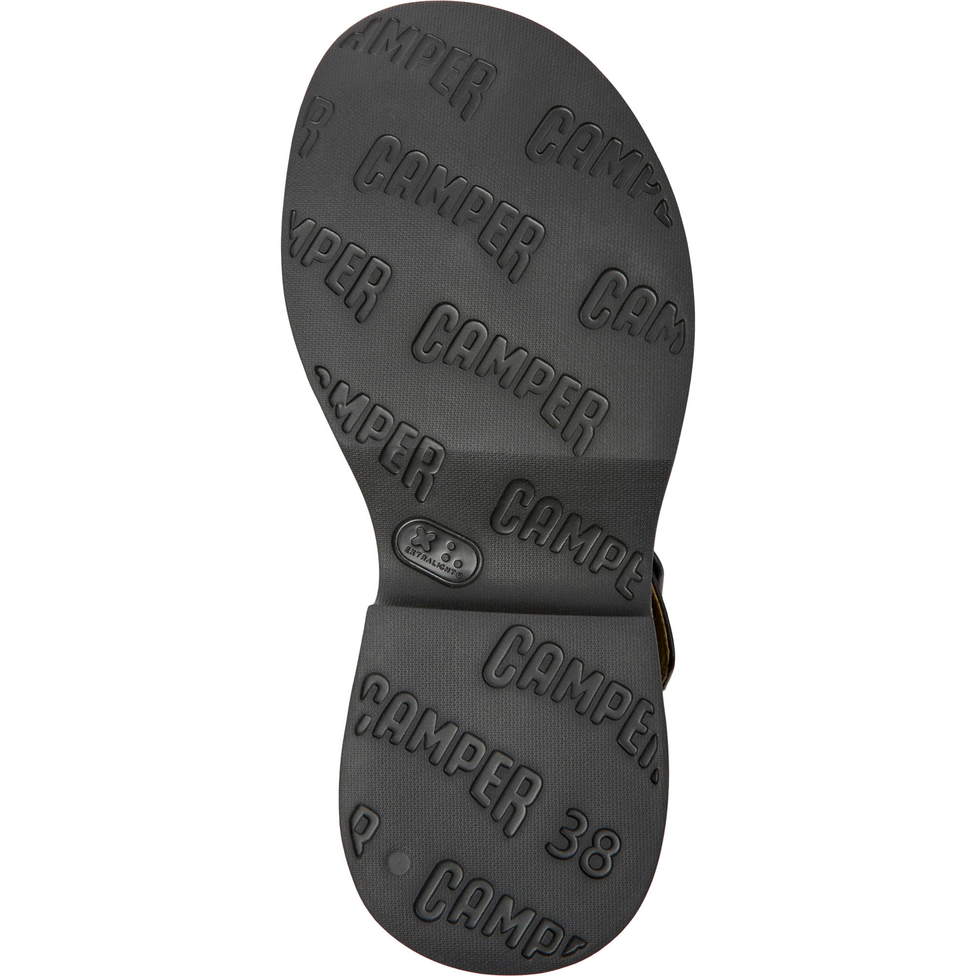 Sandalias - CAMPER Tasha - Negro - Cuero liso