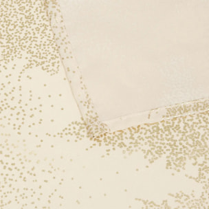 Nappe imprimée sapin 140x240cm beige