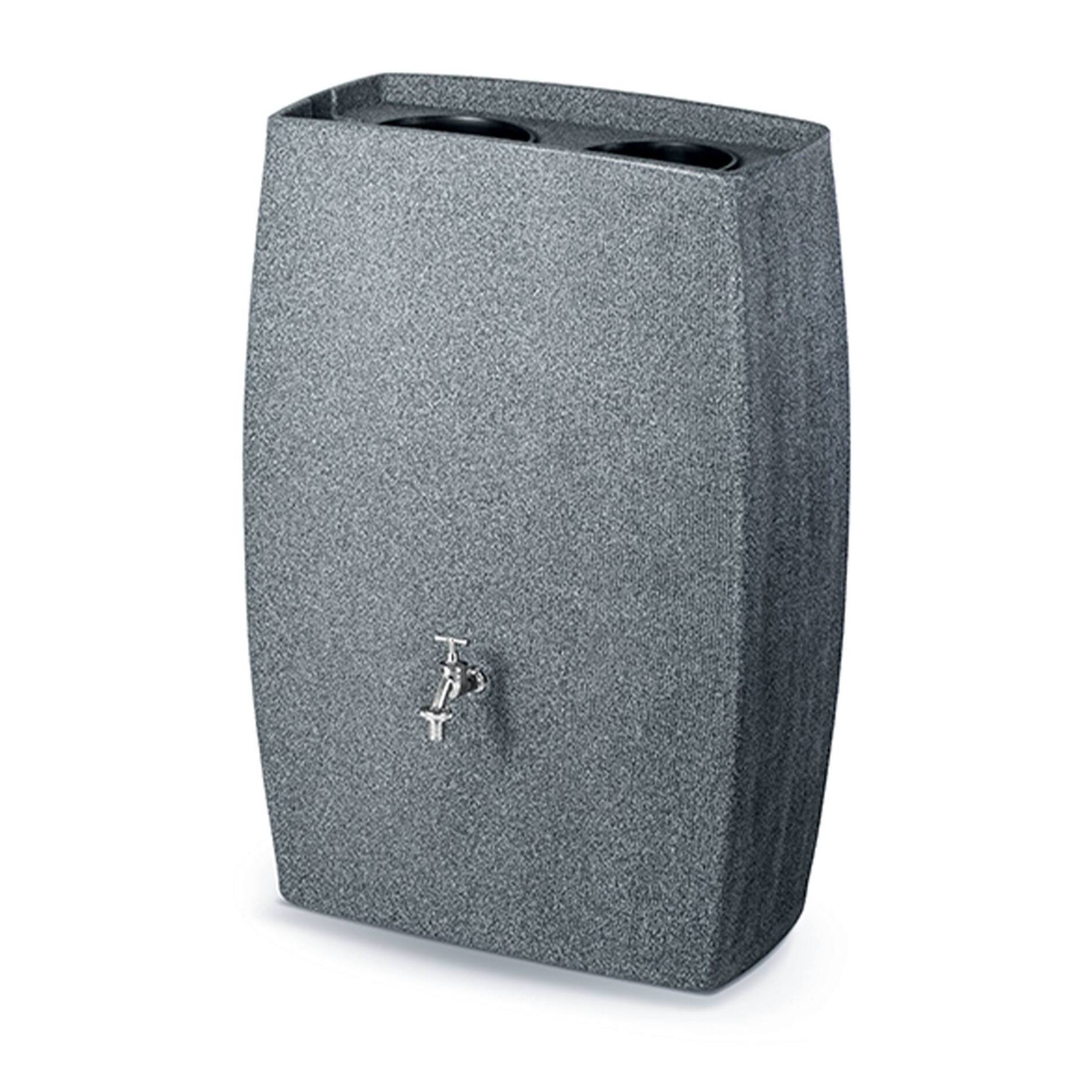Bidón para agua de lluvia boxy de 270l color granito
